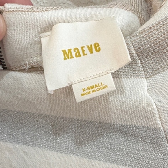 Maeve Anthropology Striped Bell Sleeve XS - Picture 4 of 8